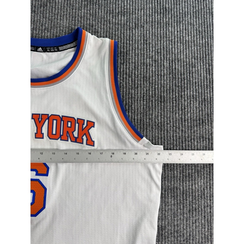 Kristaps Porzingis Jersey Boys Extra Large Blue Orange Adidas New York Knicks - Picture 4 of 9